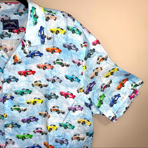 Michael’s Men’s 100% Linen Shirt. NWT. - Picture 4 of 14